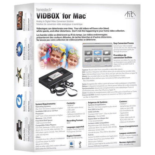 honestech vidbox for mac software